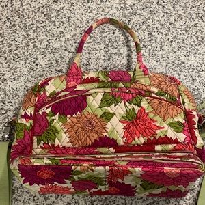 Vera Bradley laptop/travel bag, retired pattern Hello Dahlia.